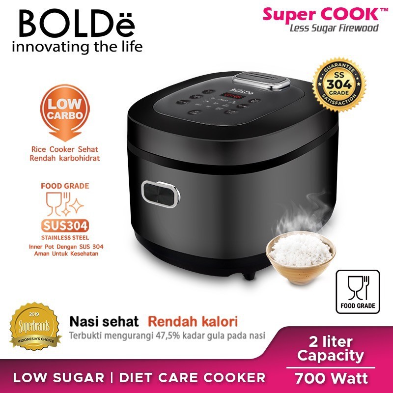BOLDE Super COOK Less Sugar FIREWOOD